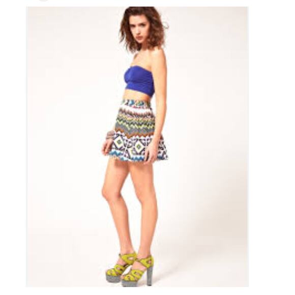 NWOT ASOS High Waisted Mini Skirt size 10 - Picture 1 of 6